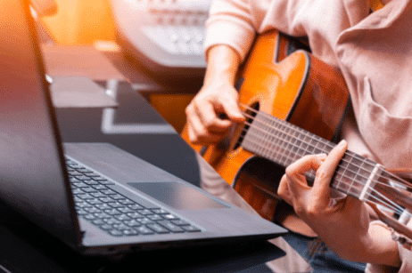 cours de guitare en visio astuces unizic