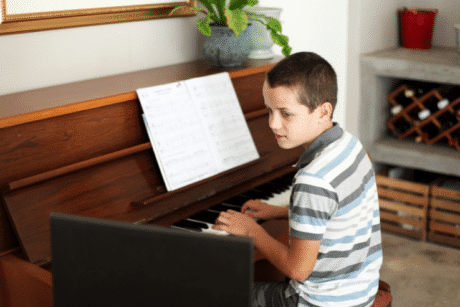 apprentissage du piano en ligne cours en visio unizic