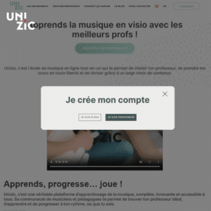 Cours de guitare en visio avec unizic témoignages